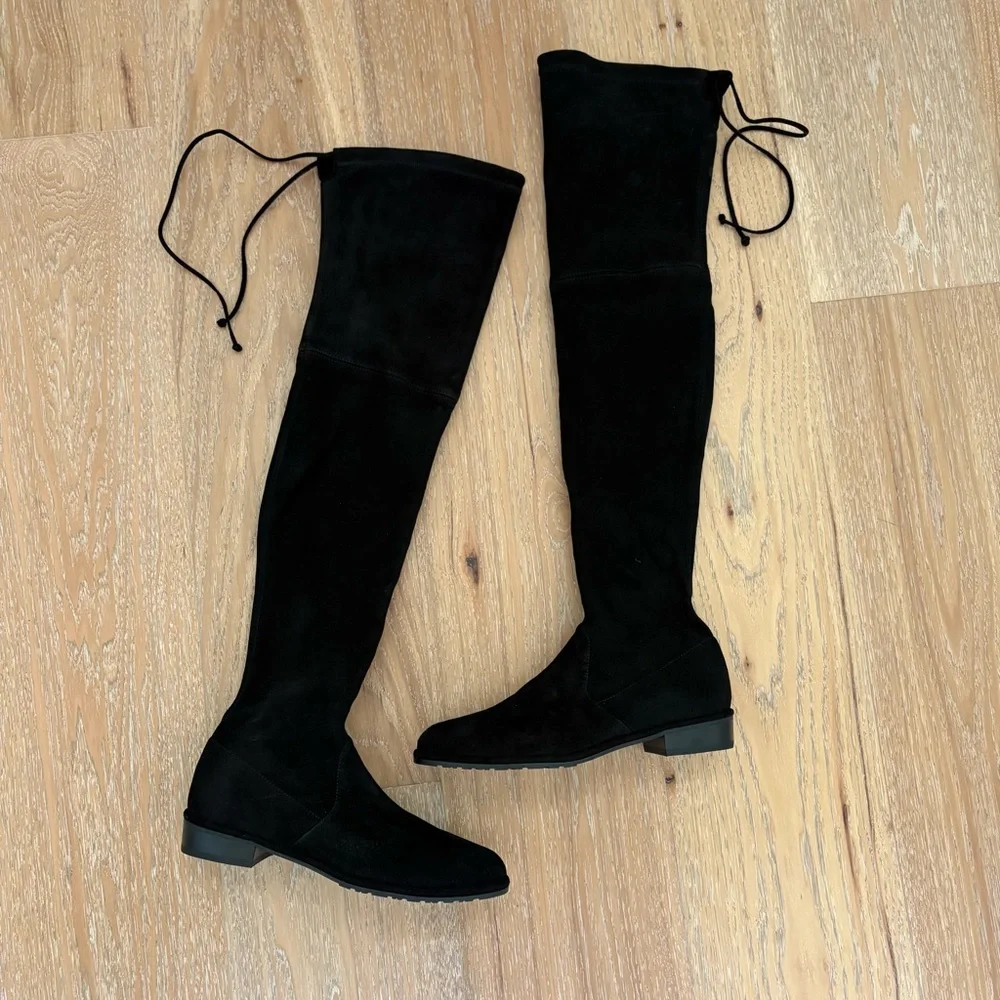 Stuart Weitzman Lowland Suede Over The Knee Boots